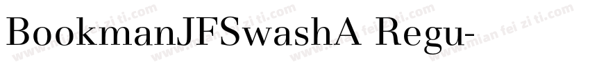 BookmanJFSwashA Regu字体转换